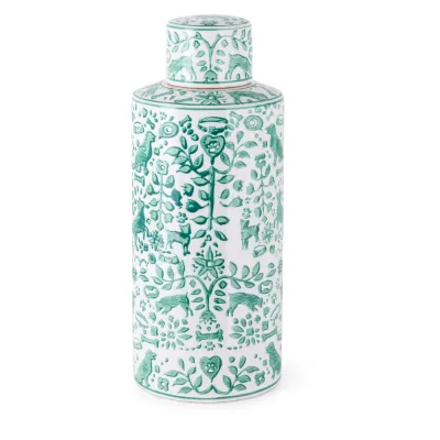 Frasco Ceramica Otomi Pintado Mano