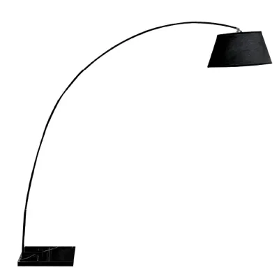 Lampara De Pie Arching Negro