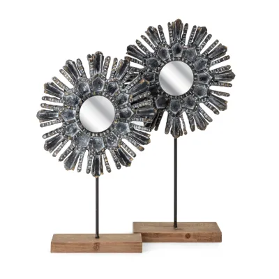 ADORNO ESTATUS METAL SOL CALOS