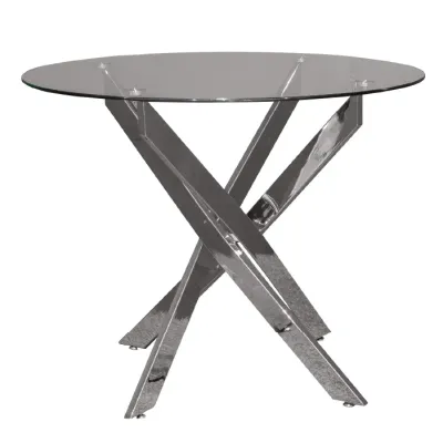 BASE COMEDOR PIERRE II RED. DIA. 90CM SOBRE VIDRIO [[2 BULTOS]]