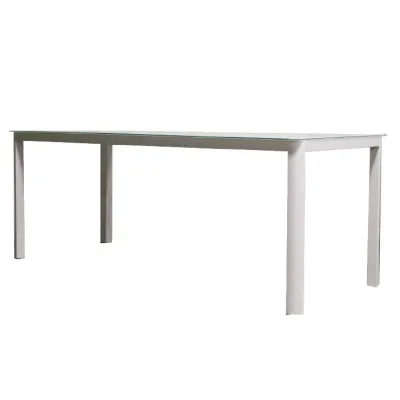 BASE COMEDOR SALINA 200*80CM VIDIRO BLANCO [[2 BULTOS]]