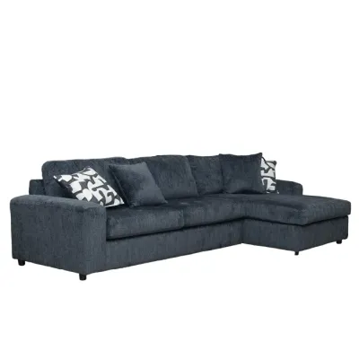 SOFA SECCIONAL BON BON COLOR JASON INDIGO BLUE (2 BULTOS)