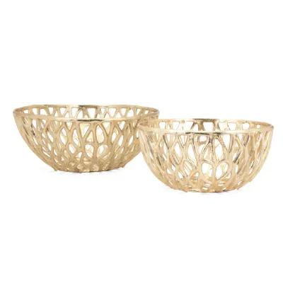 Bowl Aluminio Dorado Abbey