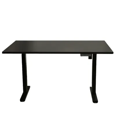 ESCRITORIO OTTAWA  AJUSTBLE140*80CM NEGRO C/ MEMORIA (2 BULTOS)