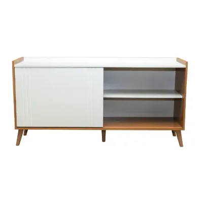 ESTANTE TV NEW AUSTIN, 60" 135.7*70.5*33CM PERLA METALICO