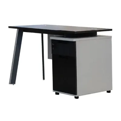 ESCRITORIO TIVOLI 120*60CM NEGRO BLANCO (3 BULTOS))