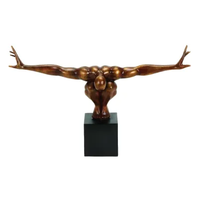 Escultura aluminio atletico