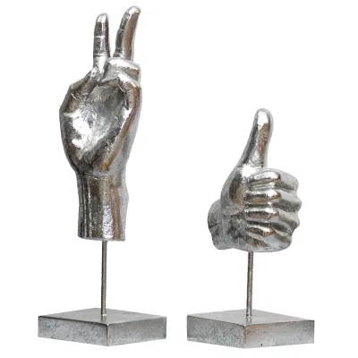 Escultura resina manos