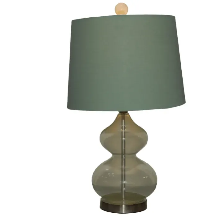 Lampara de mesa glass blue