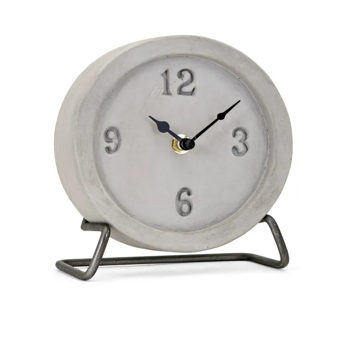 RELOJ DE MESA MOORE BLANCO