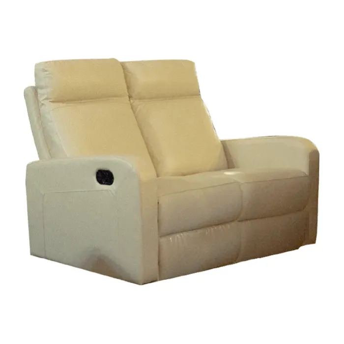 Sofá Reclinable Doble Liyasi Beige