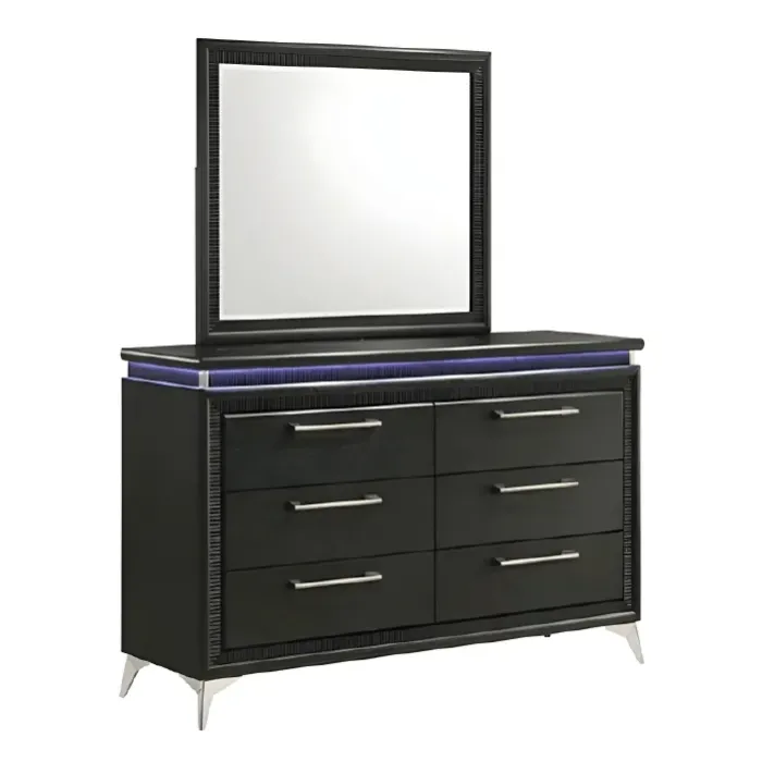 Comoda Elizabeth Con Luz Led