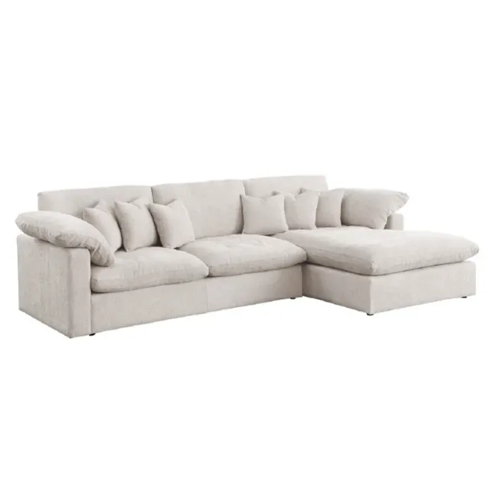 Sofa Seccional Zoe Facing Derecho Beige