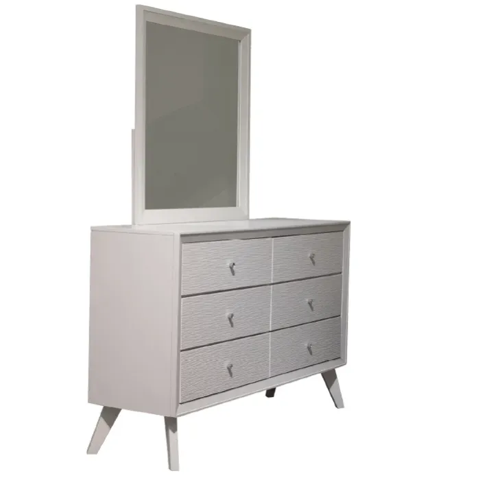 Comoda Perse 6 Gavetas Con Espejo