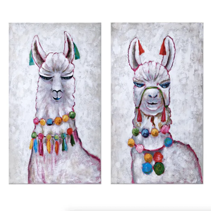 CUADRO CANVAS LLAMA PARTY