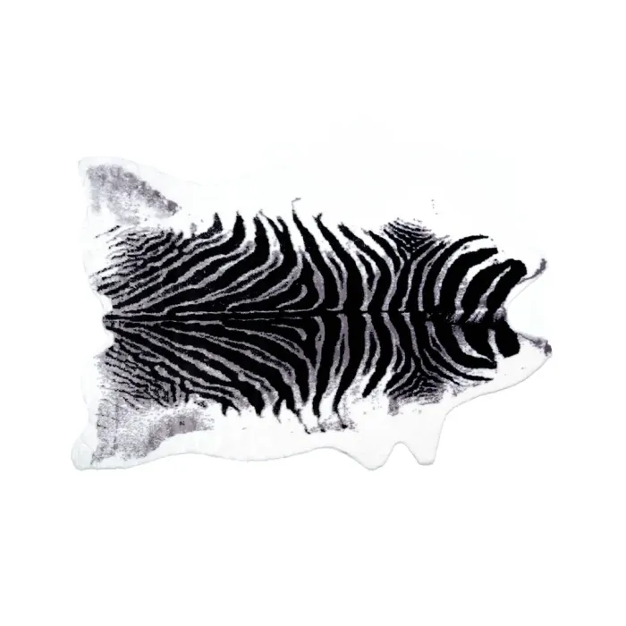 Alfombra art zebra artificial