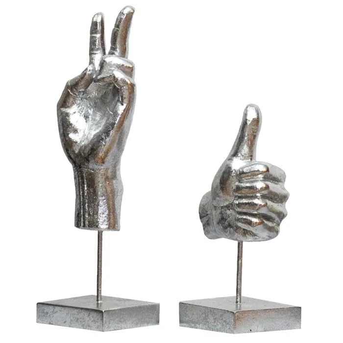 Escultura resina manos